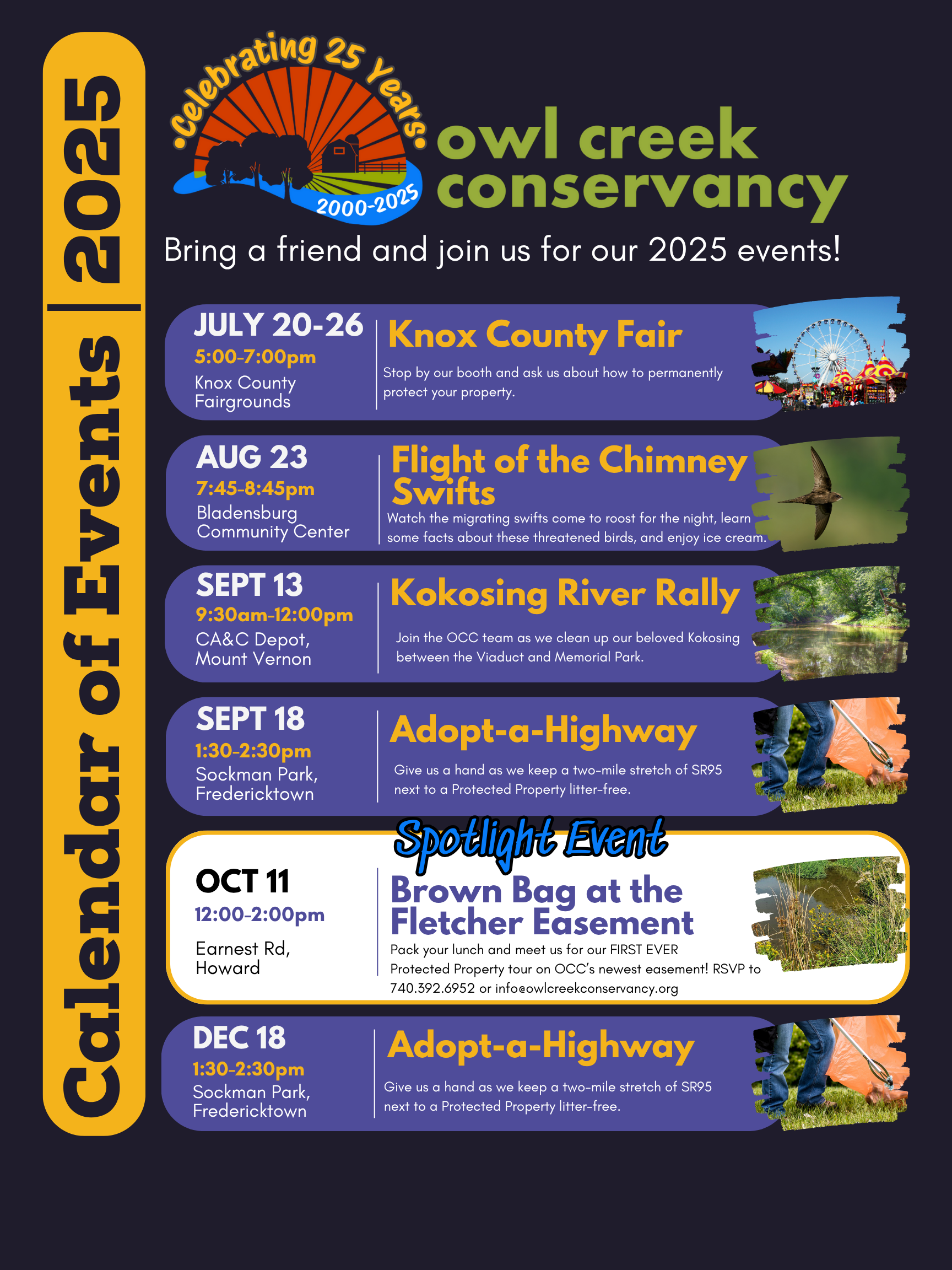 Web version 2 2025 Events Poster